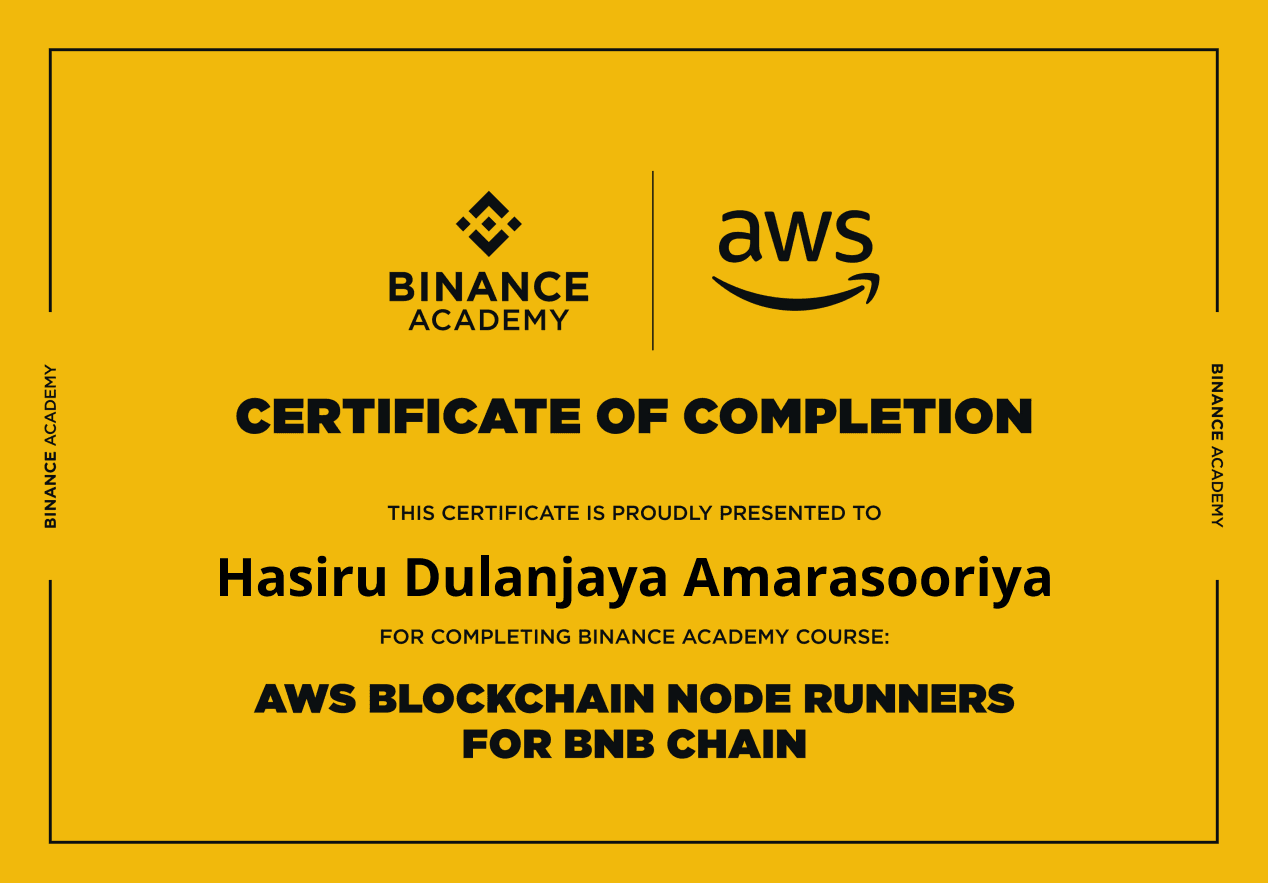 AWS Node Runners for BNB Chain